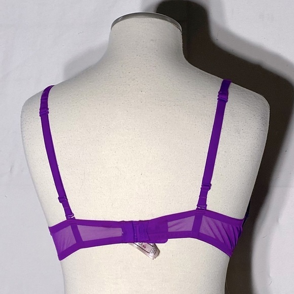 LA Senza Purple Push Up Bra With Padding 36A - Picture 4 of 12